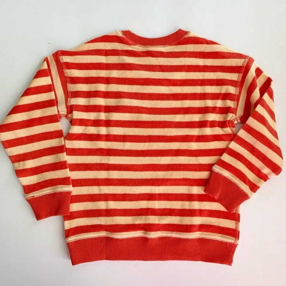 NEW Hanna Andersson kids terry sweatshirt top 6-7 years